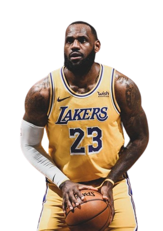 LeBron James from Los Angeles lakers