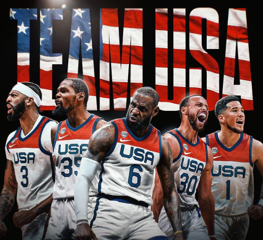 USA Men's Basketball Paris Olympics 2024